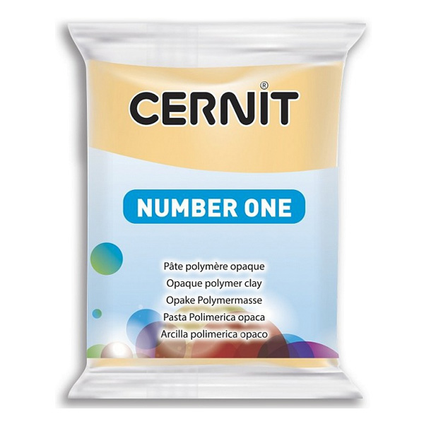 Полимерная глина Cernit Number One, 56 гр. Цвет: Кекс №739