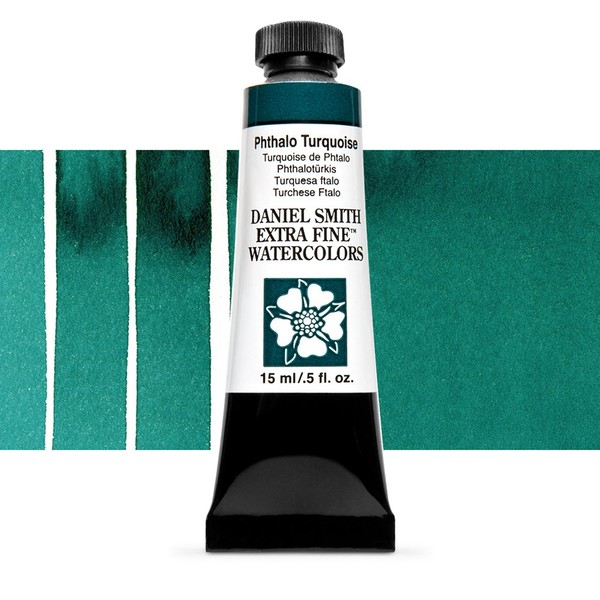 Акварельная краска Daniel Smith, туба, 15мл. Цвет: Phthalo Turquoise s1