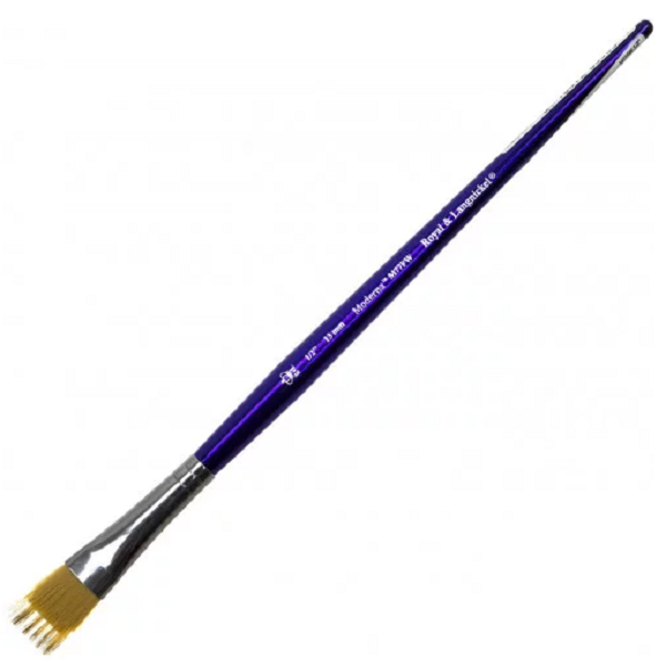 Пензлик художній, плоский, Royal Brush Moderna 77 A, wisp, 1/2" 12,7 мм - фото 2