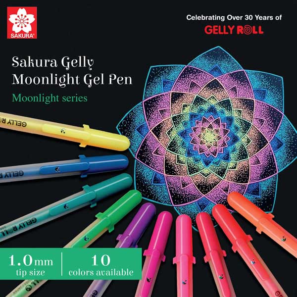 Ручки гелевые MOONLIGHT Gelly Roll 0,6 Sakura, ВЫБРАТЬ ЦВЕТ - фото 3