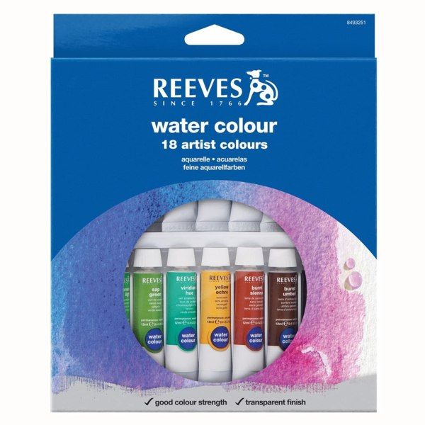 Набор акварели Reeves Watercolour Set, 18 цветов, 10 мл - фото 2