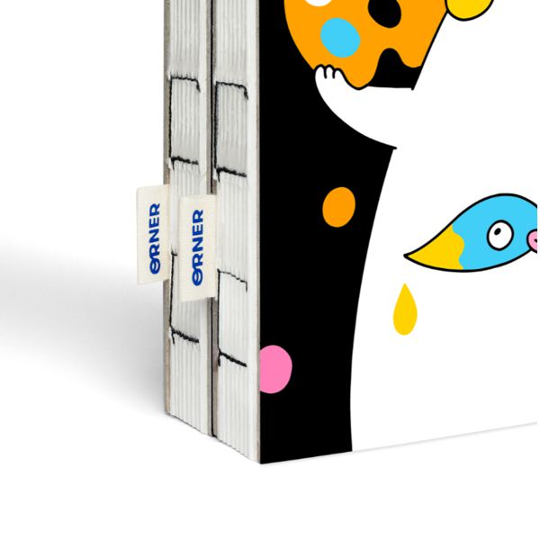 Скетчбук «Художник на всю голову», чорный, Orner, А5, 150 г/м2, 120 ст - фото 4