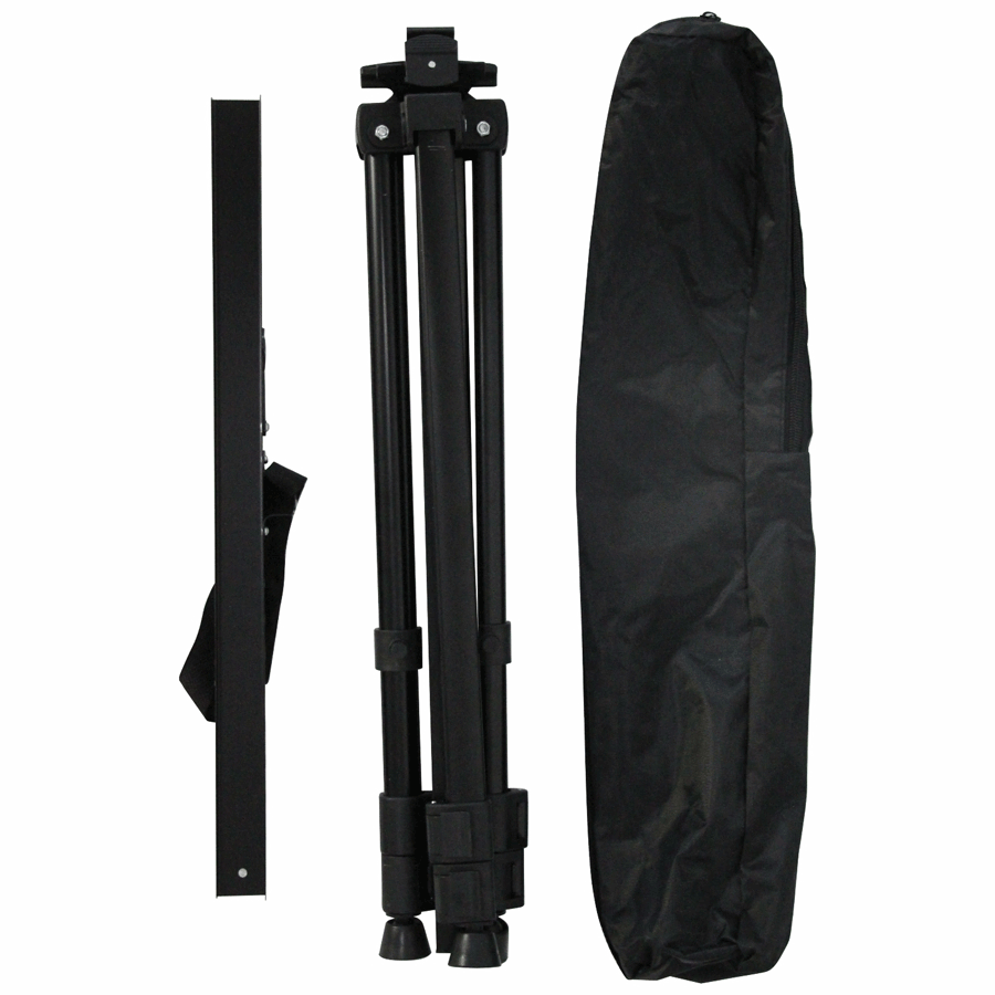 Мольберт металлический чёрный (110х85х157см), с сумкой, для холста до 80,5 см (15182),D.K.ART&CRAFT - фото 2