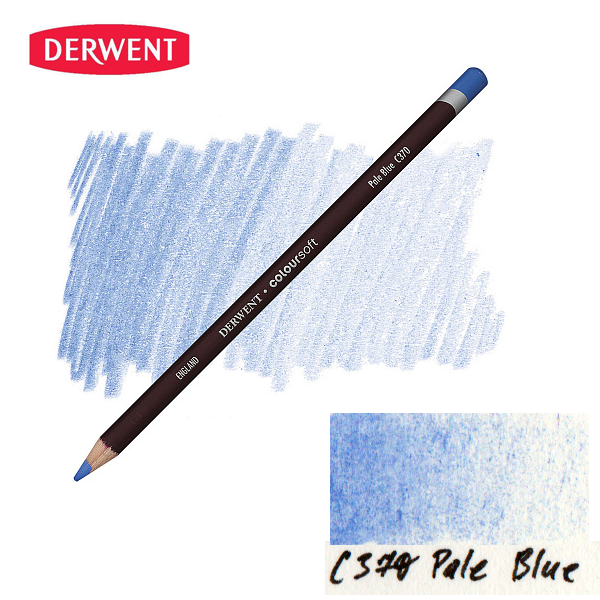 Олівець кольоровий Derwent Coloursoft (C370) Блідо-блакитний. 