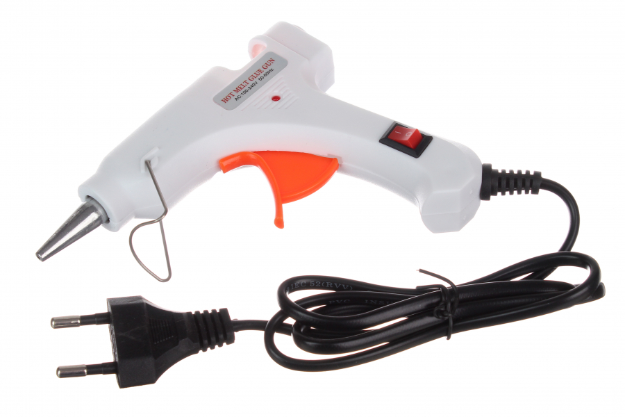 Клеевой пистолет Hot Melt Glue Gun 40W для клея D-7-8 мм, с кнопкой - фото 3