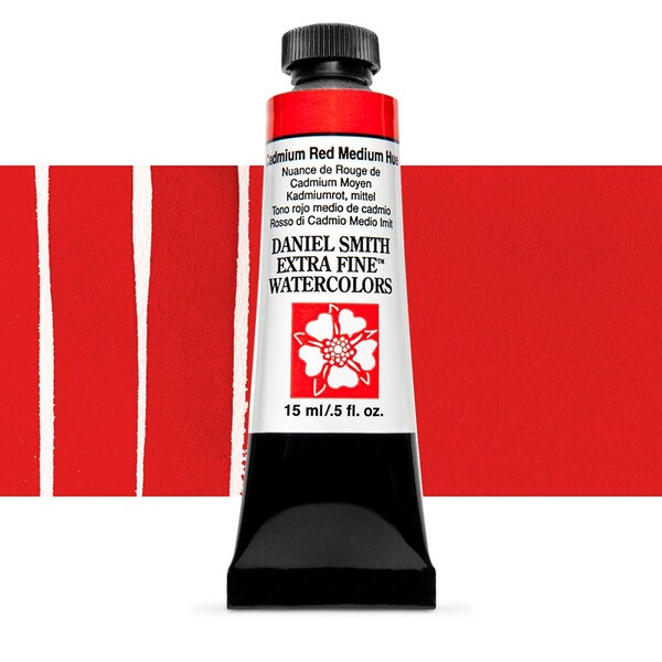 Акварельная краска Daniel Smith, туба, 15мл. Цвет: Cadmium Red Medium Hue s3