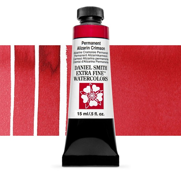 Акварельная краска Daniel Smith, туба, 15мл. Цвет: Permanent Alizarin Crimson s2