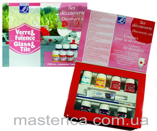 Набор для росписи по стеклу Glass & Tile Discovery set