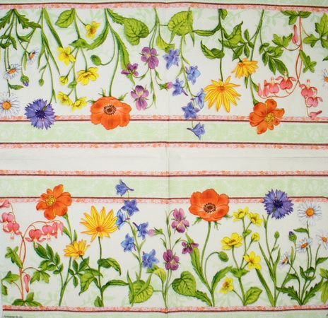 Салфетка Разные цветочки