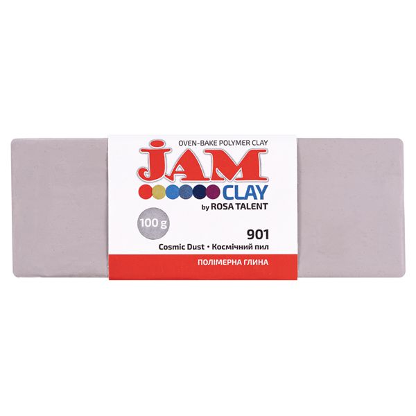 Полімерна глина "Jam Clay", колір: КОСМІЧНИЙ ПИЛ, 100 гр. ROSA TALENT