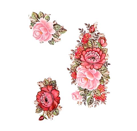 Трансфер универсальный Cadenсe Floral Collection by Svetlana Zhurkina 17х25 см, T-04