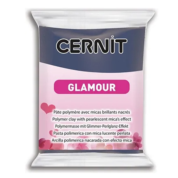Полимерная глина Cernit Glamour, 56 гр. Цвет: Морской №120