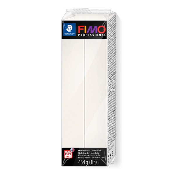 Пластика FIMO Professional, 454 гр. Цвет: Фарфоровый №3 - фото 1
