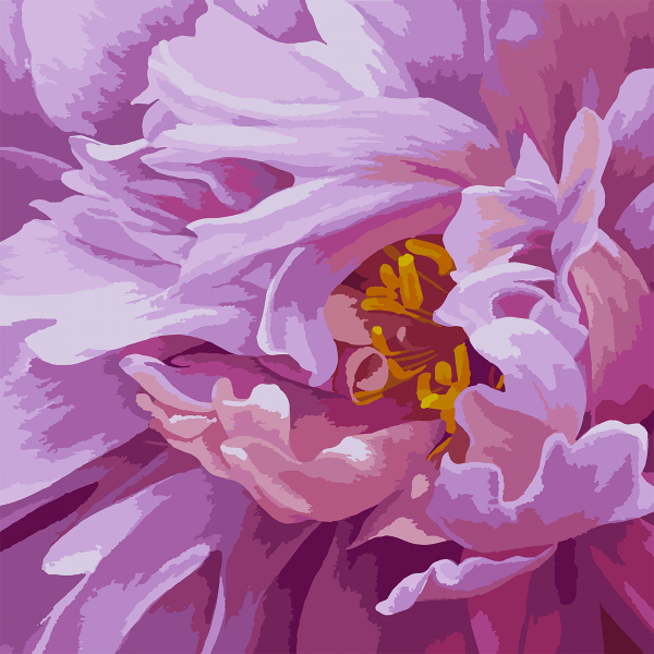 Картина по номерам «Розовая феерия», 40х40 см, SANTI - фото 1