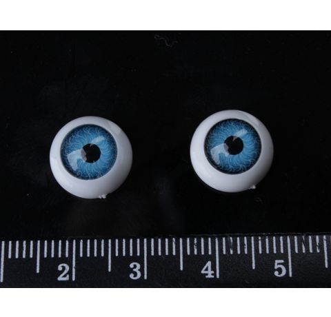 Глазки для игрушек, СИНИЕ, круглые, d-8 мм (2 шт./уп.)