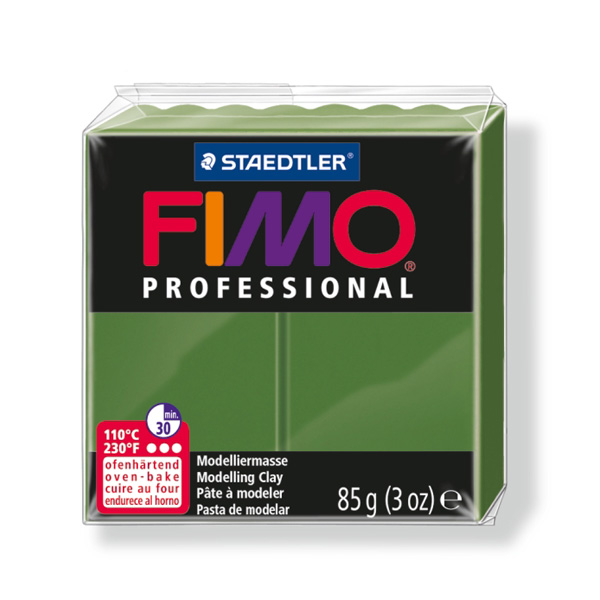 Пластика "FIMO Professional", 85 г. Колір: Зелене листя 57 