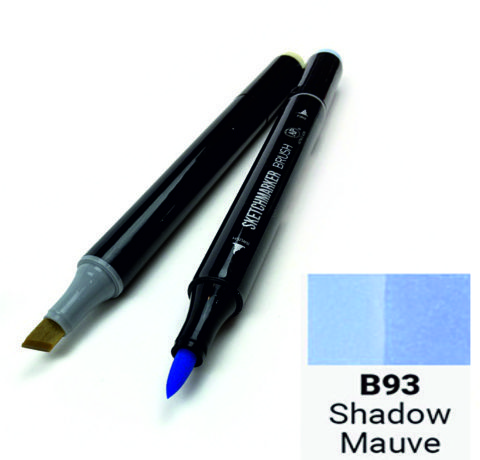 Маркер SKETCHMARKER BRUSH, колір БИЗНЕВА ТІНЬ (Shadow Mauvel) 2 пера: долото і м'яке, SMB-B093 