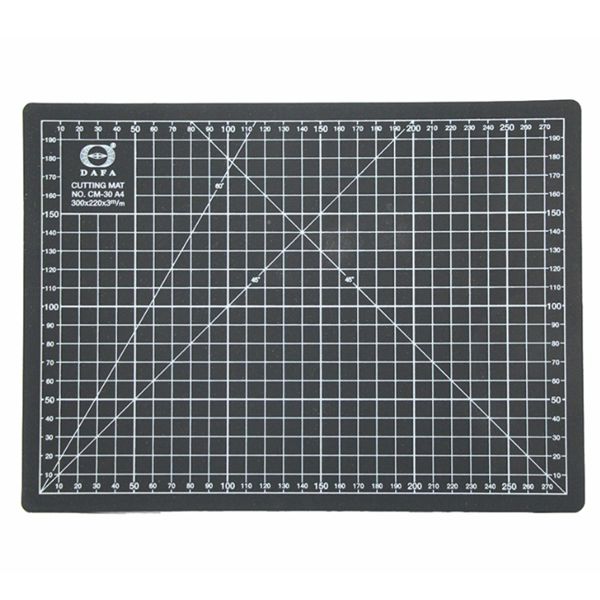 Коврик самовосстанавливающийся DAFA ЧЕРНЫЙ, размер A3 (45х30х0,3 см)