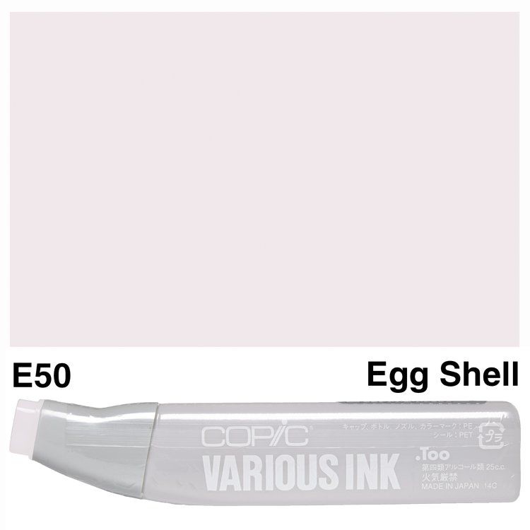 Чернила для маркеров Copic Various Ink, #E-51 Milky white (Молочный белый)