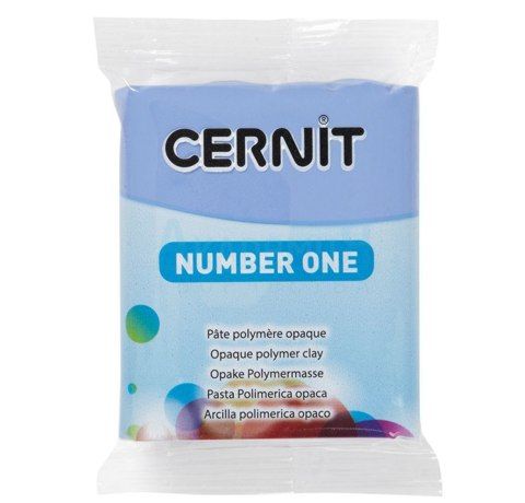 Полимерная глина Cernit Number One, 56 гр. Цвет: Голубой барвинок №212