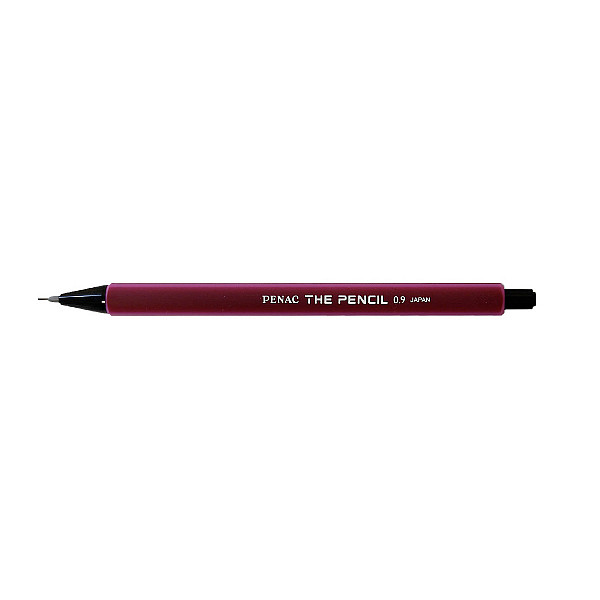Механічний олівець Penac The Pencil, D-0,9 мм. Колір: ТЕМНО-ЧЕРВОНИЙ - фото 2