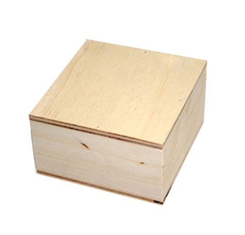 Шкатулка деревянная 8x8x6 см