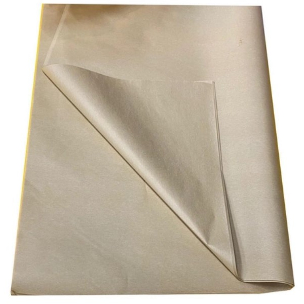 Папирусная бумага (бумага тишью) 50х70 см, 10 шт/уп. Цвет: Крафтовый 