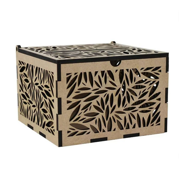 Дерев'яна скринька для поздоровлень „Весілля“, МДФ, 22х15х14 см, ROSA TALENT 