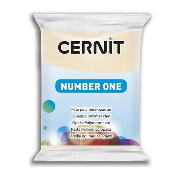 Полімерна глина Cernit Number One, 56 гр. Колір: Сахара 