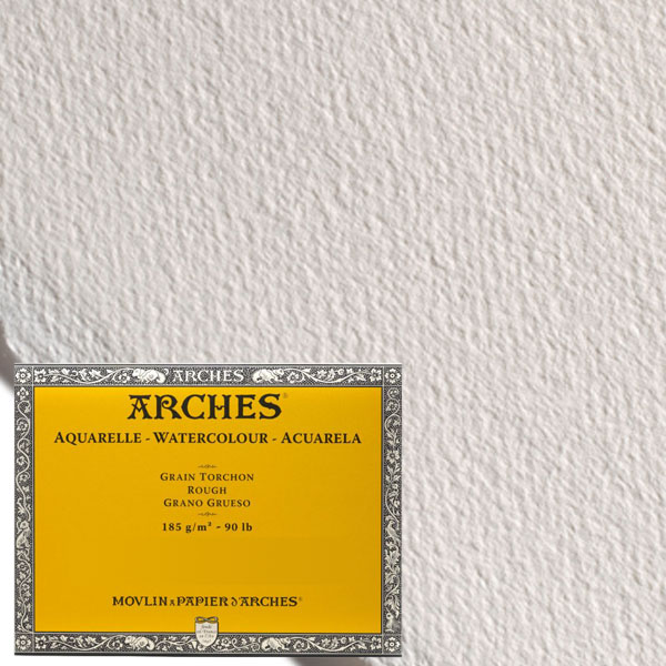 Arches бумага акварельная крупнозернистая Rough Grain 185 гр, 56x76 см