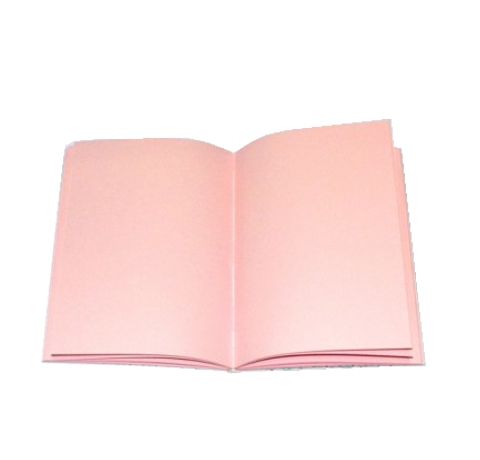 Блок для блокнота, Розовый №2 (цветной форзац), А5, 80 стр.