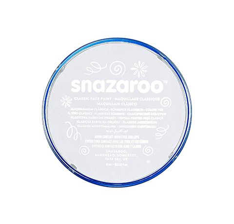 Аквагрим для лица и тела Snazaroo Classic, белый, 18 ml, №000