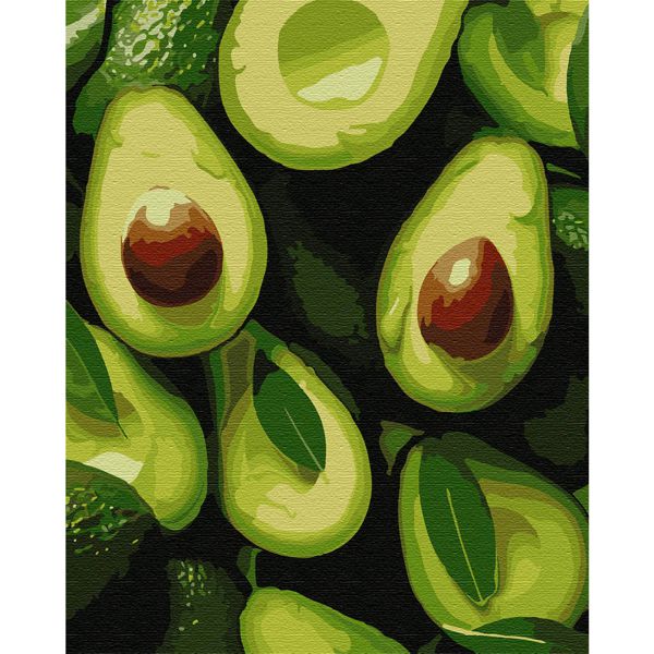 Картина по номерам «Авокадо», 40х50 см., SANTI - фото 1