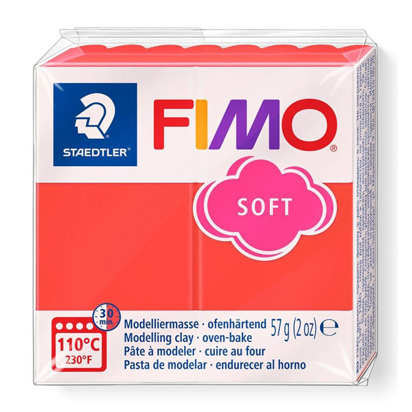 Пластика «FIMO Soft», 56 г. Цвет: Фламинго №40