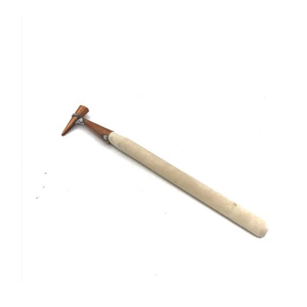Писачок с медной лейкой на петле, деревянная ручка - фото 1