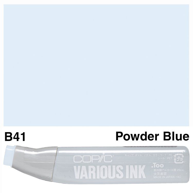 Чорнило для маркерів Copic Various Ink, #B-41 Powder pink (Пастельно-синій) 