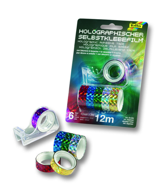 Скотч голографический, Folia (6 шт./уп.)
