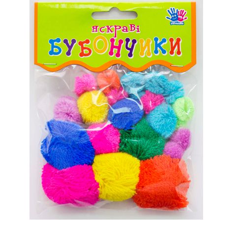 Набор для творчества Santi «Яркие бубенчики», 25 шт/уп.