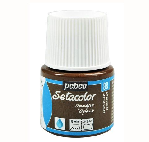 Фарба акрилова для тканини Pebeo Setacolor Opaque, 088 ШОКОЛАДНИЙ, 45 ml 