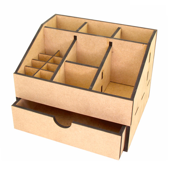 Комод-органайзер з висувною скринькою, МДФ, 22,5х18х16,5 см, ROSA TALENT  - фото 2