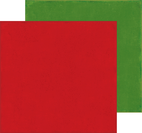 Папір для скрапбукінгу Red/Green, 30х30 см 