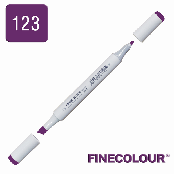 Маркер спиртовий Finecolour Junior 123 темно-фіолетовий V123 