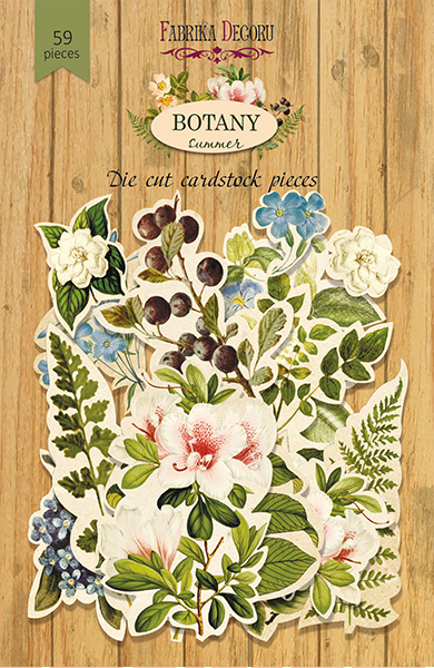 Набор высечек, коллекция «Botany summer», 59шт