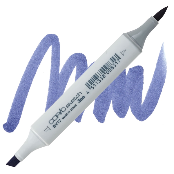 Copic маркер Sketch, №BV-17 Deep reddish blue (Темно-голубой)