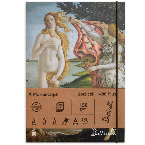 Скетчбук Manuscript «Botticelli 1486» Plus, А5, 150 г/м2, 160 л. - фото 1
