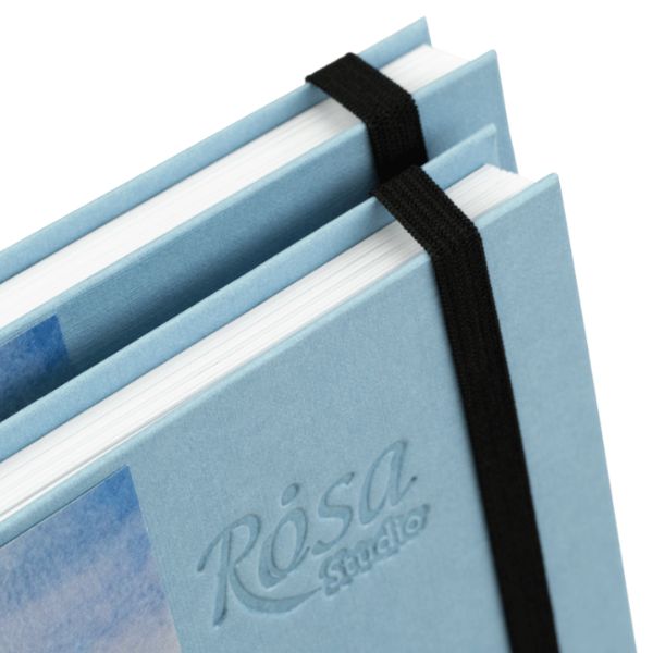 Блокнот на спіралі A5 (14,8х21см), 100г/м2, 80л, блакитний, ROSA Studio - фото 3