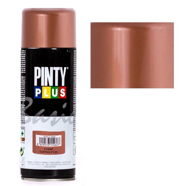 Краска в аэрозоле PINTYPLUS BASIC, БРОНЗА (Ral P150), 200 ml.