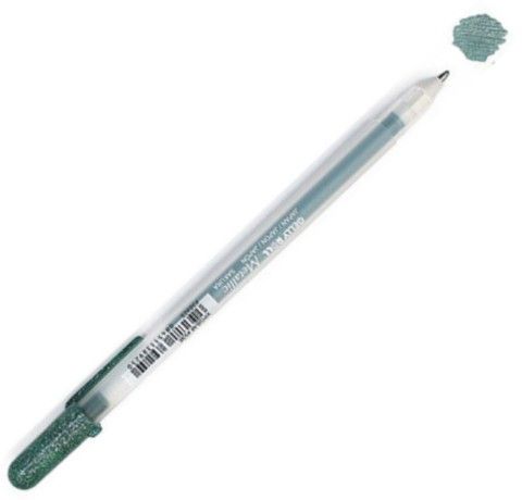 Ручка гелева, METALLIC, Зелена хакі, Sakura 