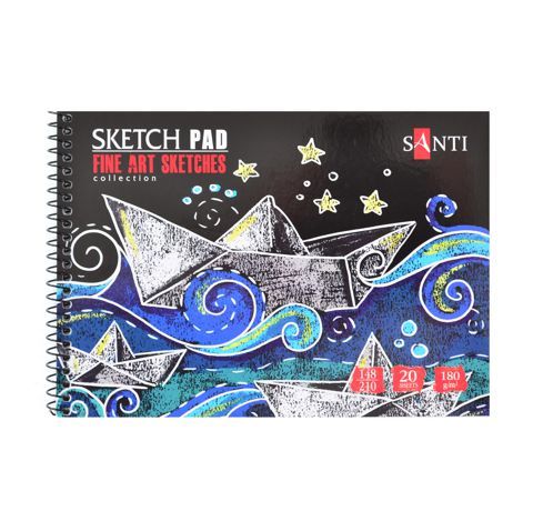 Альбом для скетчей Santi А5 «Fine Art Sketches», 20 л