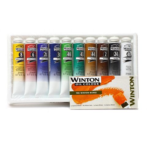 Набор масляных красок Winsor Winton Oil Colour Tube Set, 10х21 ml